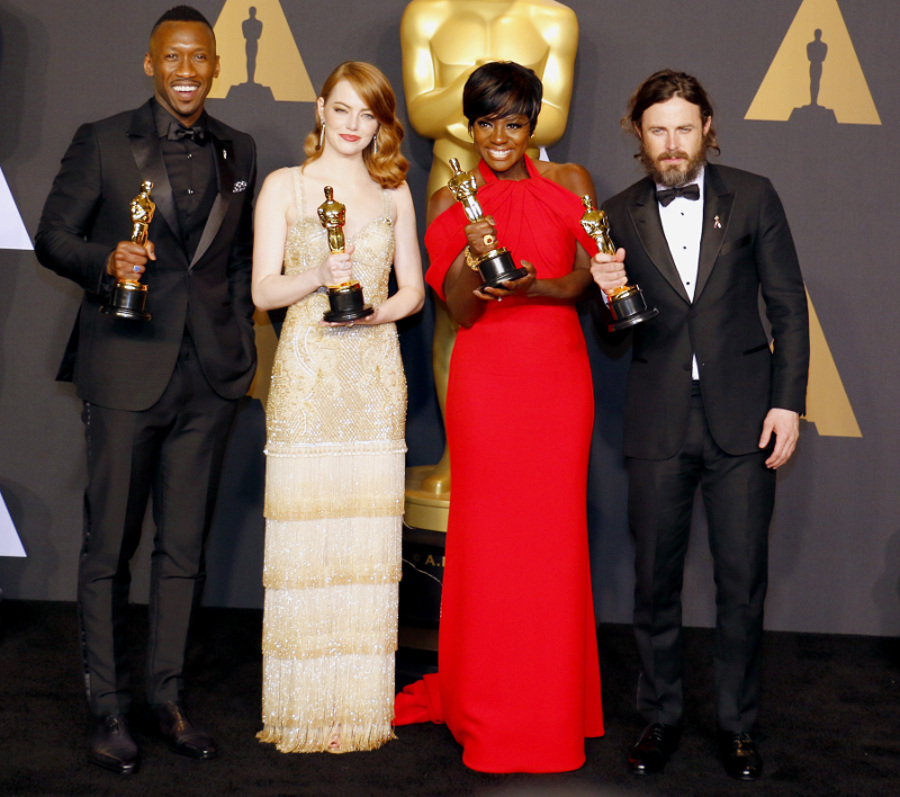 Mahershala Ali, Emma Stone, Viola Davis si Casey Affleck, 2017