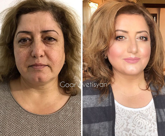 10+ transformari surprinzatoare ale unor femei obisnuite, dupa ce s-au lasat pe mainile unui talentat make-up artist