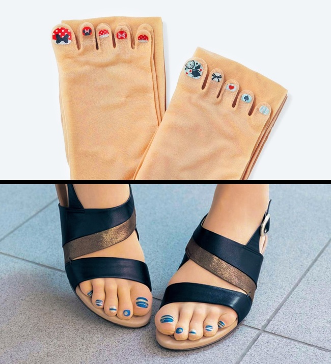 Sosete care te scapa de stresul pedichiurii