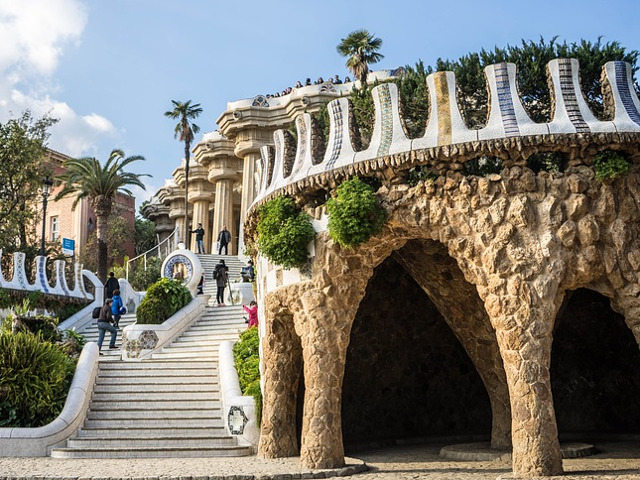 Parcul Guell, Barcelona, Spania