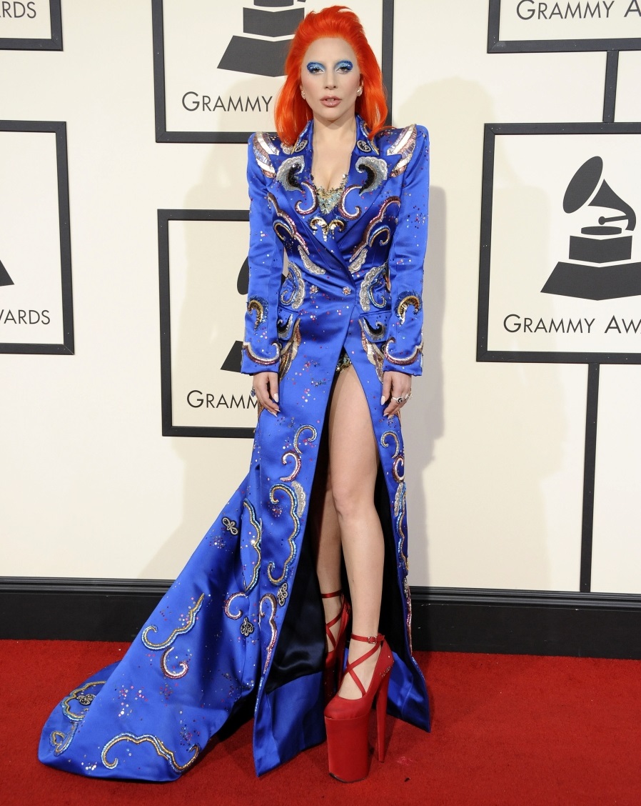 Lady Gaga, la gala premiilor Grammy 2016, Los Angeles