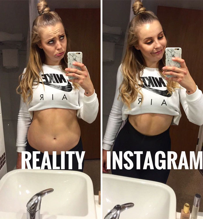 Realitate vs Instagram