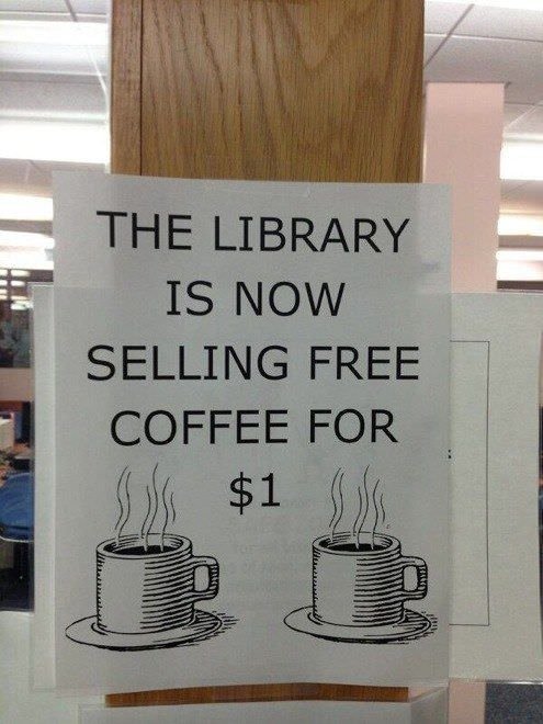 Cafea gratis "pentru 1 dolar"