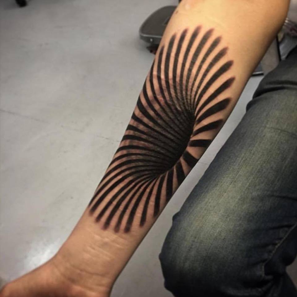 Prin maiestrie, artistii au creat o iluzie optica care te pacaleste