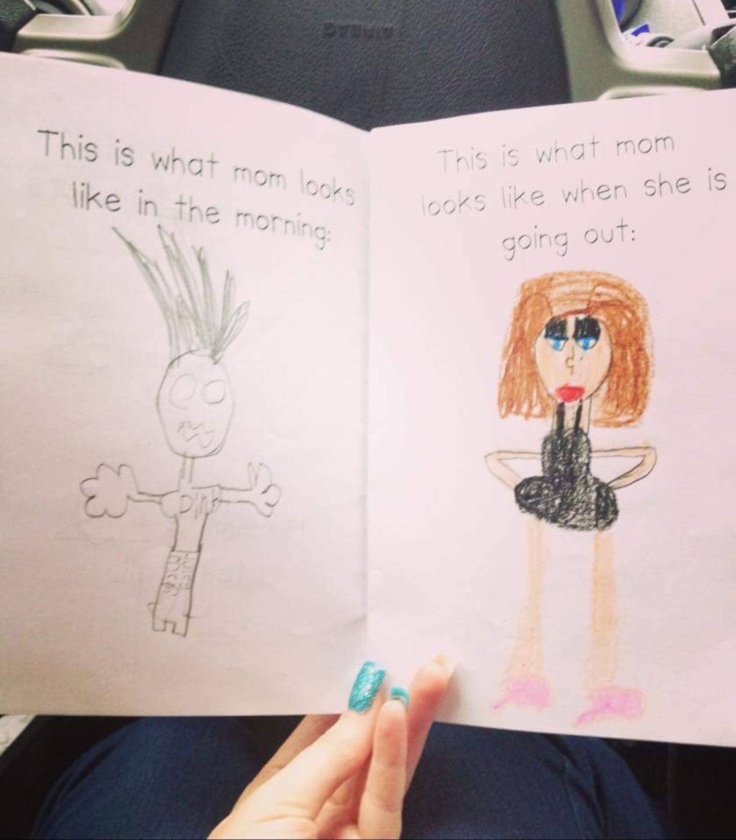 Inainte si dupa: Asa arata mama cand dimineata si asa arata cand iese in oras