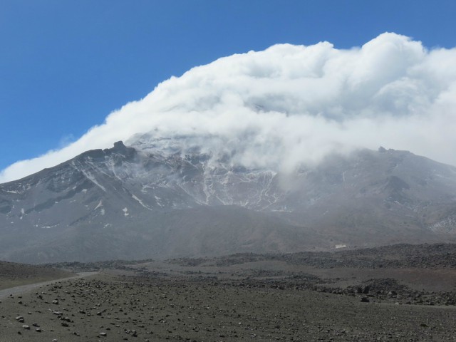 Muntele Chimborazo din Ecuador