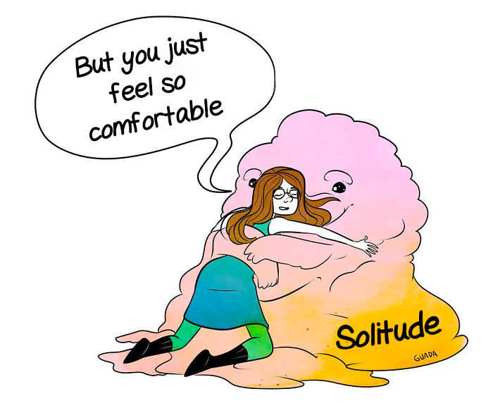 Uneori te simti perfect in singuratate