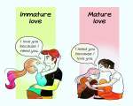 Dragoste imatura vs dragoste matura