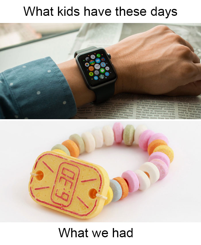 Ceasurile copiilor de astazi vs ceasurile din anii `90