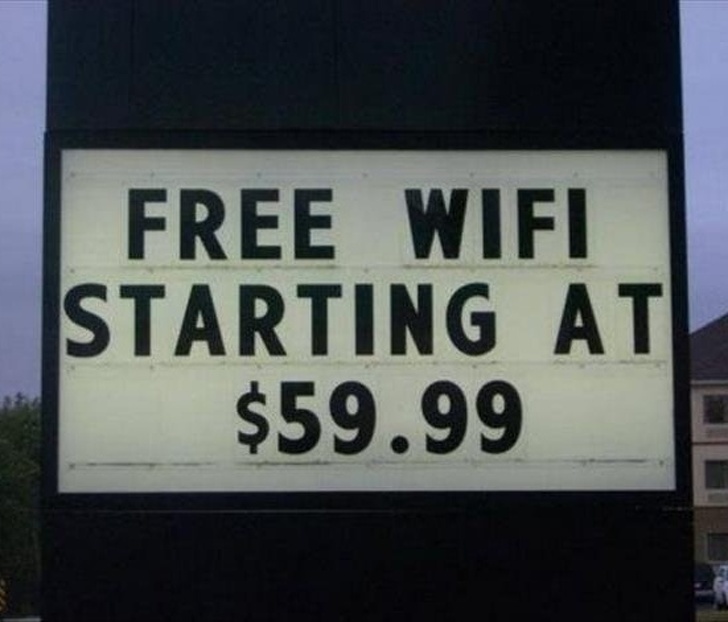 Wifi gratuit incepand de la 59,99 dolari