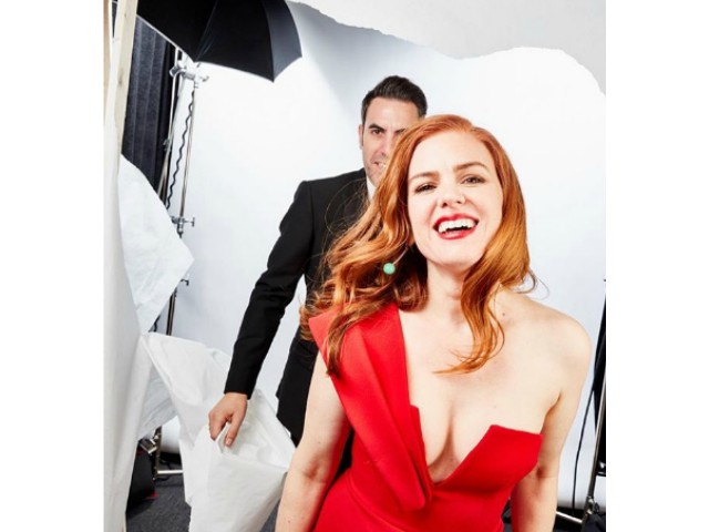 Sacha Baron Cohen si Isla Fisher