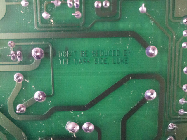 "Nu te lasa sedus de partea intunecata"