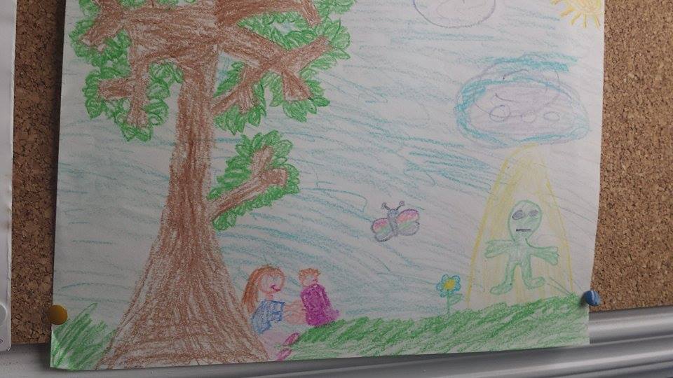 Pare un desen cu... extraterestrii