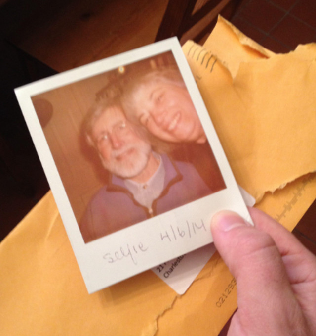 Selfie trimis pe mail