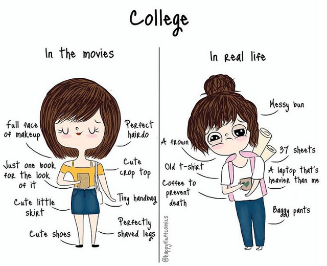 La scoala in filme vs la scoala in realitate