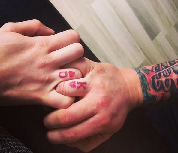 Dama si Regele - inspiratie din cartile de joc