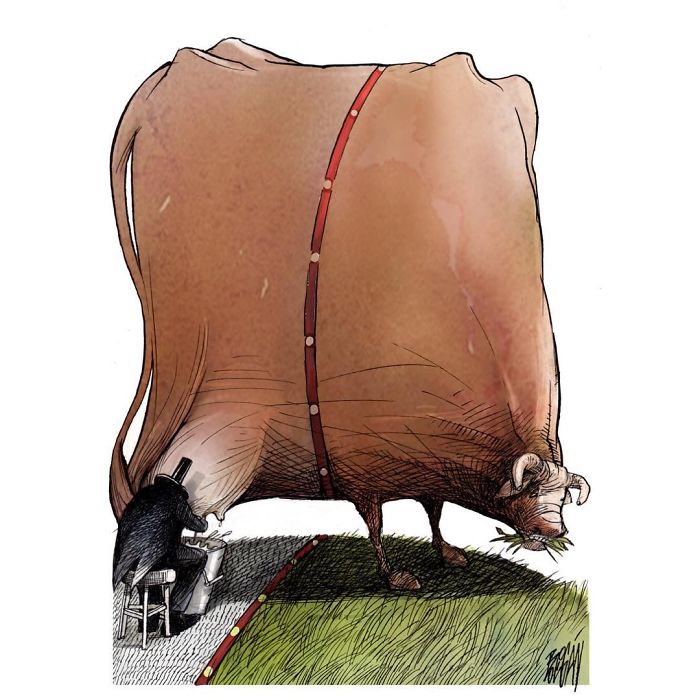 Granitele statelor, intr-o ilustratie dureroasa