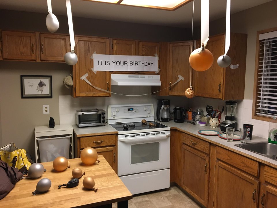 Surpriza de ziua sotiei