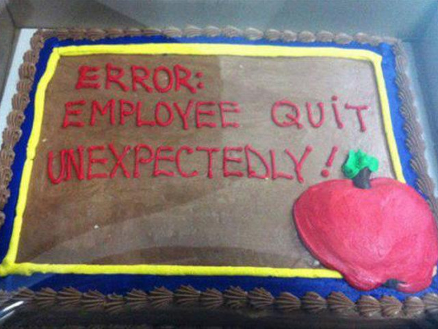 Eroare: Un angajat si-a dat demisia in mod neasteptat