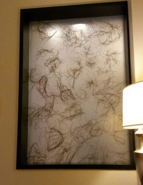 "Opera de arta" pe holul unui hotel