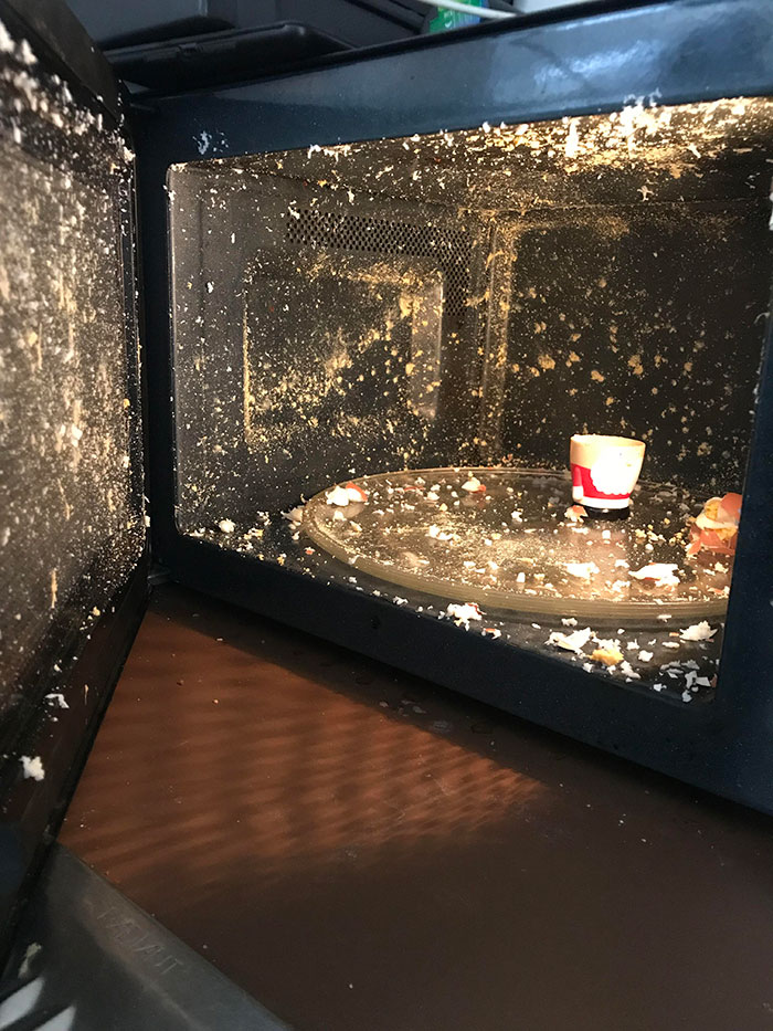 Un copil a vrut sa fiarba un ou la cuptorul cu microunde fara sa ii spuna mamei. Urmarea...