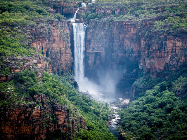 Locul in care se afla cascada Jim Jim