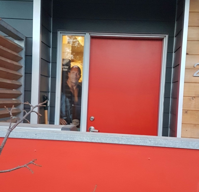 Sistem de securitate bine pus la punct: Dwayne Johnson, mereu in alerta