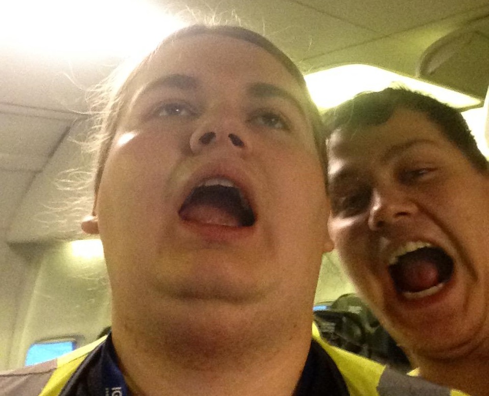 Poza gasita dupa ce si-a recuperat telefonul pe care il uitase in avion