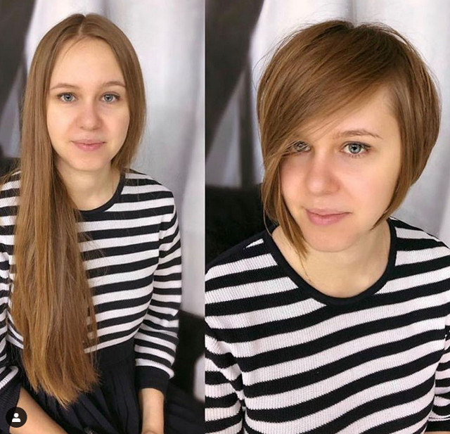 Desi, probabil, decizia de a renunta la parul lung nu a fost usoara, rezultatul este unul remarcabil