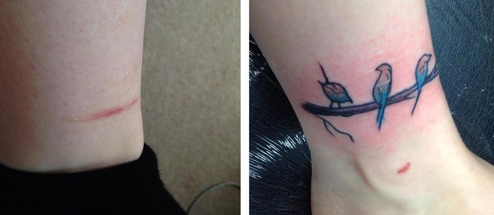 O cicatrice transformata in...pasari