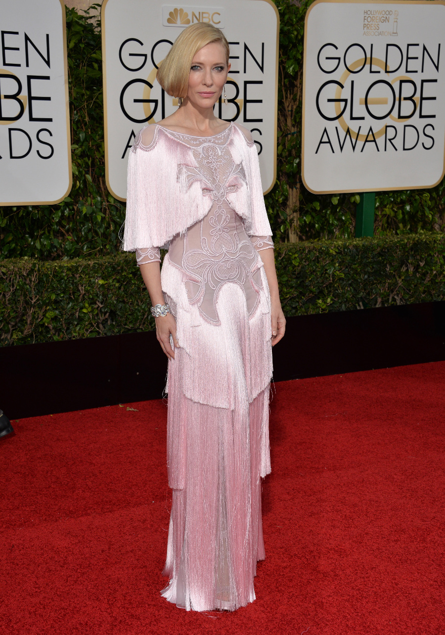 Cate Blanchett, la cea de-a 73-a editie a Premiilor Globul de Aur, ianuarie 2016