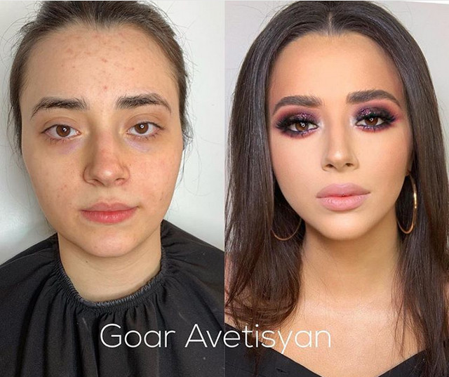 Orice imperfectiune a fost stearsa prin machiaj