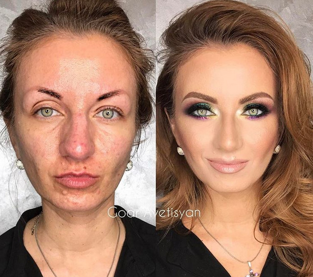 Orice persoana poate fi schimbata total cu ajutorul machiajului