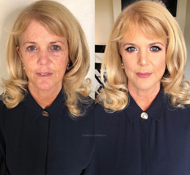 Un machiaj executat de make-up artistul Danhdoan