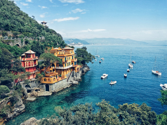 Portofino, destinatia preferata de mediile aristocratice si intelectuale din Germania si Marea Britanie de la finalul secolului XIX