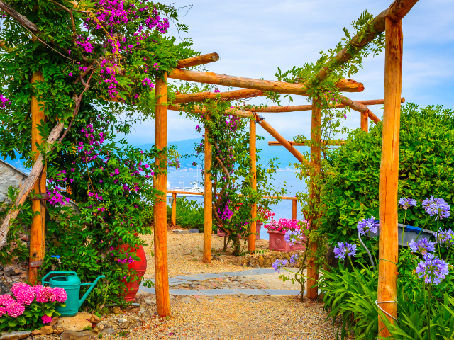 Gradina langa Castelul Brown