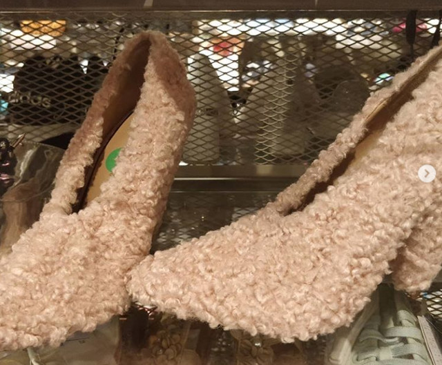 Pantofi de blana, pentru excentrici