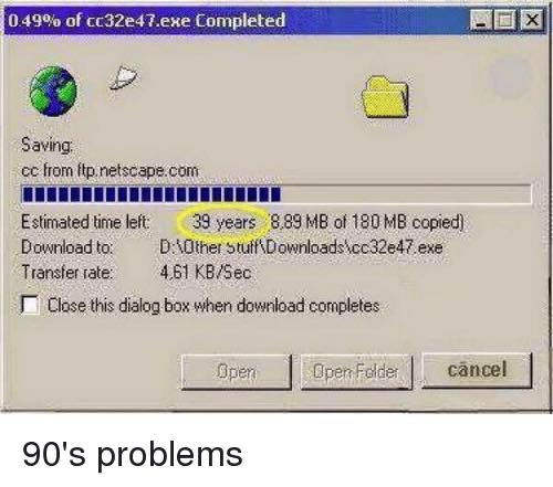 Descarcarea unui document putea dura o vesnicie