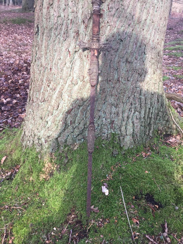 O sabie intr-o padure din Anglia