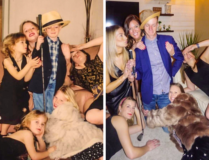 O reproducere destul de fidela a imaginii din copilarie