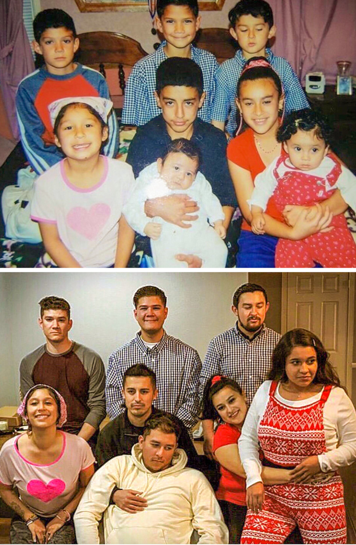 O intreaga familie, dupa 18 ani