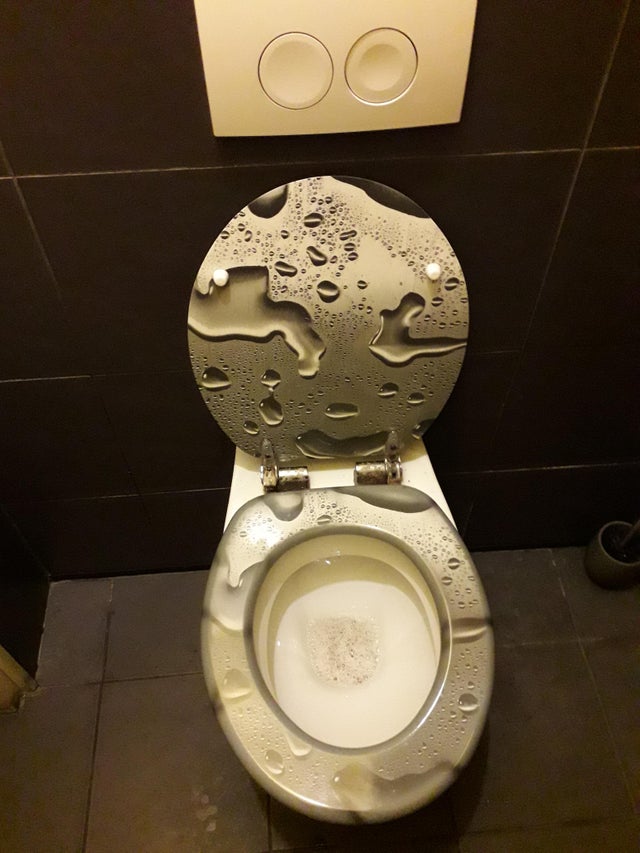 Modelul interesant al unui capac de toaleta