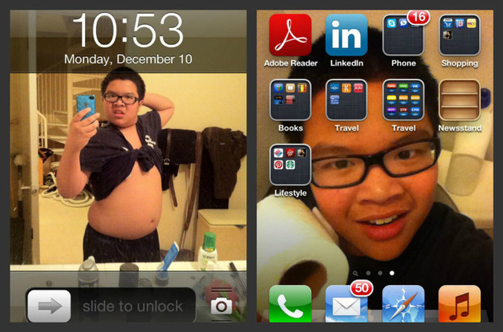 Cand prinzi telefonul fratelui mai mare...