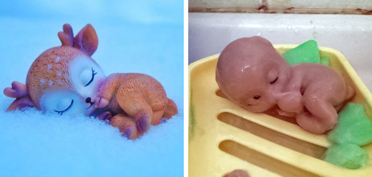 A cumparat un sapun dragut, dar dupa prima spalare, i-a fost frica sa mai intre in baie