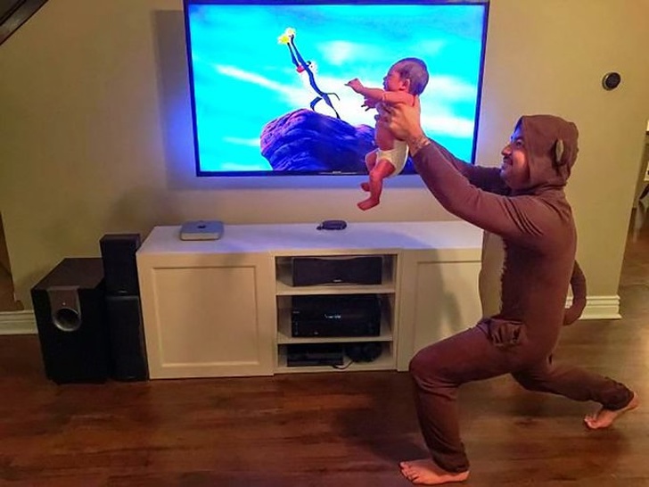 Trebuie sa recunoastem ca este un tata dedicat