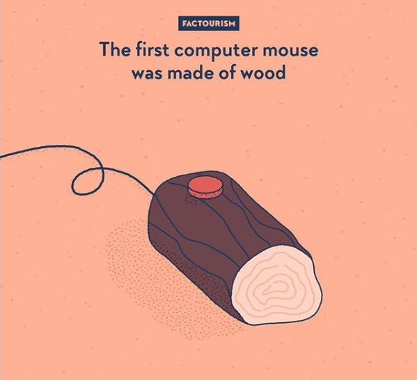 Primul mouse pentru calculator era facut din lemn