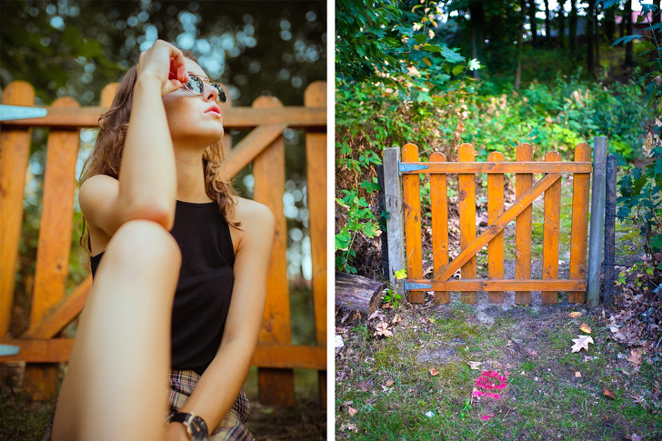 Un banal gard poate crea un efect atat de frumos