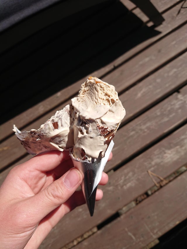 Inghetata la cornet nu avea...cornet