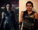 Personajul Valkyrie interpretat de Tessa Thompson in "Avengers: Endgame"