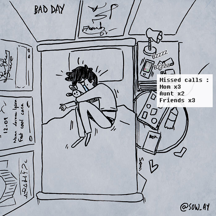 Nu raspunzi la telefon, indiferent ar suna. Izolarea devine o obisnuinta.